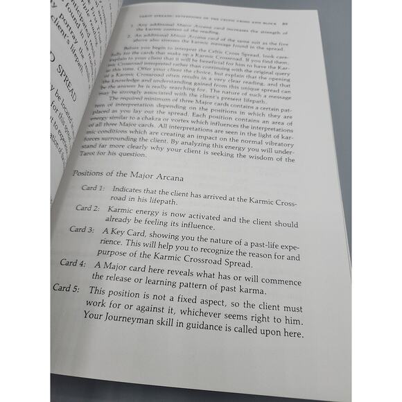 Eileen Connolly Tarot Handbook for the Journeyman 1987 First Edition PB - Picture 9 of 13